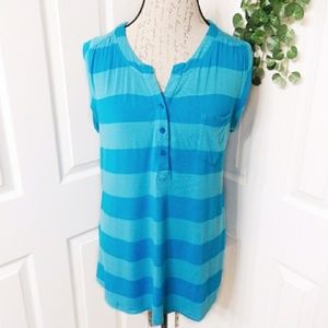 Avenue Blue Top Tank Size 14